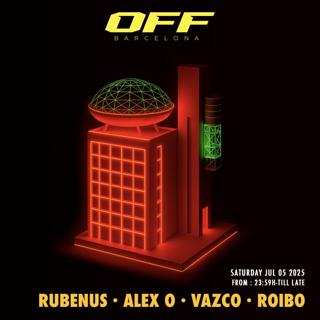 Off Presents Rubenus + Alex O + Vazco + Roibo At Skyfall