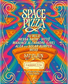 Space Pizza With Dj W!Ld, Inessa Raum, Vitto