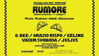 Rumore W/ O.Bee, Orazio Rispo, Céline, Vadim Svoboda, Julius