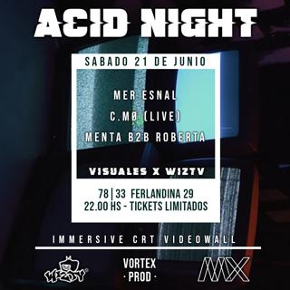 Acid Night: Vortex X Wiztv