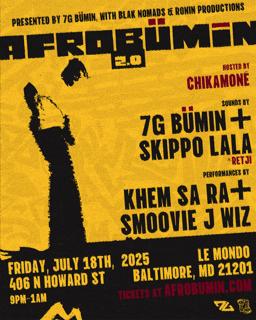 Afrobümin 2.0 Feat. 7G Bümin, Dj Skippo Lala, + Special Guests