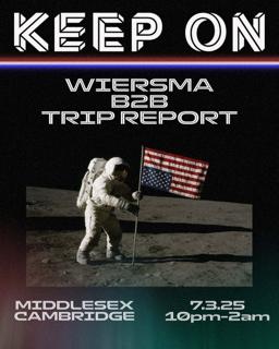Keep On - Wiersma B2B Trip Report