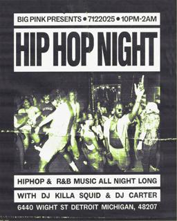 Hip Hop Night: Dj Killa Squid & Dj Carter
