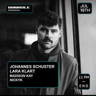 Domicile Invites :Johannes Schuster Miami Debut