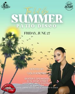 Summer Patio Disco With Lolo