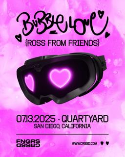 Fngrs Crssd X Ross From Friends Present Bubble Love