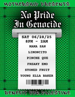 No Pride In Gen0Cide 2025