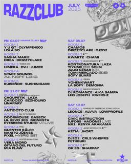Razzclub: Y U Qt, Sasha Marie, Himera, Olympe4000, Drea, Dv-I