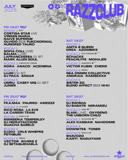 Razzclub: Cortisa Star, Sofia Coll, Umru, Balma, Nora, Anaco, Llum