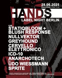 Hands Label Night Berlin
