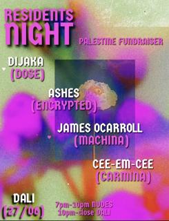 Dali: Residents Night Palestine Fundraiser