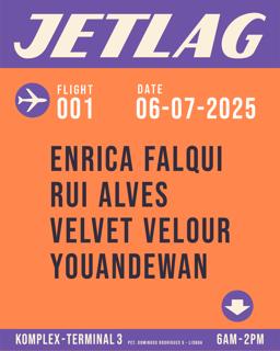 Jetlag 001 With Youandewan, Enrica Falqui & More
