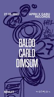 Jam' N' Folklor X Aprh /// Live Artists & After Party /// Baloo - Carlo - Dimsum