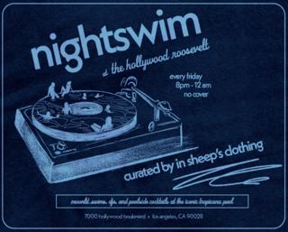 Night Swim At The Hollywood Roosevelt