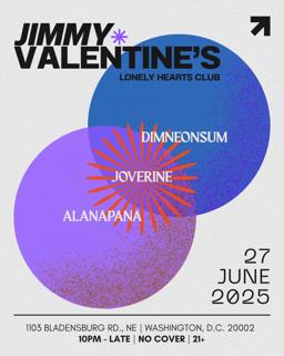 Friday Frequencies @ Jvlhc: Dimneonsum, Joverine, & Alanapana