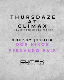 Thursdaze W/Dos Nikos & Fernando Pais