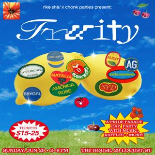 RikəˌShā/ And Chonk Parties Present: Fruity
