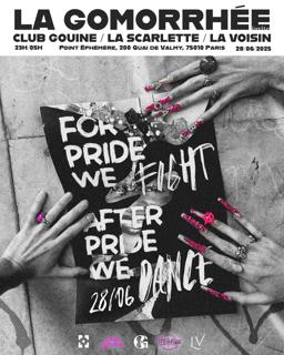 La Gomorrhée - After Pride Edition Feat. Club Gouine / La Scarlette / La Voisin