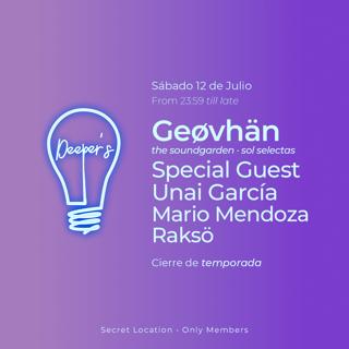 Closing Season W/ Geøvhän - Deeper'S Club
