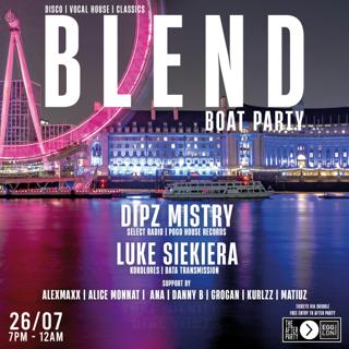 Blend Boat Party With Egg London Follow On