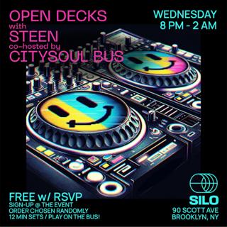 Open Decks With Steen And City Soul Bus