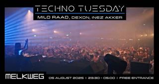 Techno Tuesday Amsterdam, Milo Raad, Dexon, Inez Akker