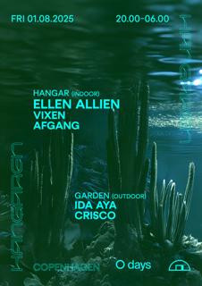 Ellen Allien (De), Vixen,  Ida Aya, Afgang,  Crisco