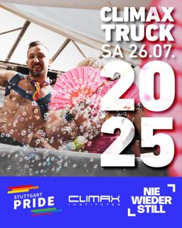 Mit Dem Climax Truck Auf Dem Stuttgart Pride 2025 // 13:30 -17:00 Uhr