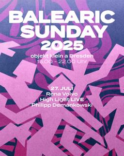 Balearic Sunday July 2025
