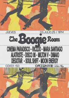 The Boogie Room: Cinema Paradisco, Ricloo, Mara Santiago, Alatriste, Disco 86, Milton V, Dimaio