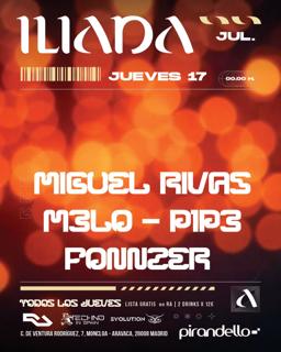Iliada Club + Miguel Rivas + M3Lo + P1P3 + Fonnzer