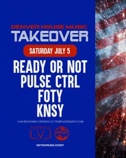 Denver House Music Takeover At Lvl - Temple