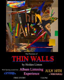 'Thin Walls' By Holden Linton (Album Premiere Listening Experience)