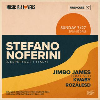 Music Is 4 Lovers Ft Stefano Noferini At Fïrehouse - Rsvp For Guest List