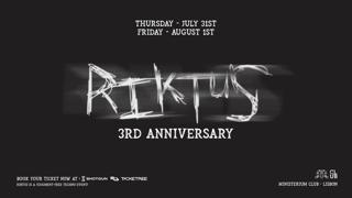 Riktus - 3Rd Anniversary