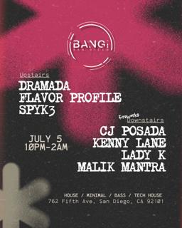Bang On 5Th Presents