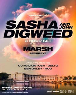 Sasha & John Digweed Bristol - 3Hr B2B Summer Session