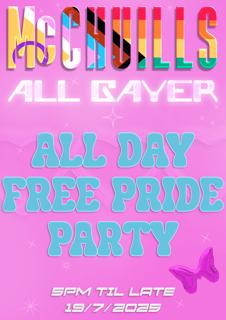 Mcchuills Pride All Gayer - Free Pride Party