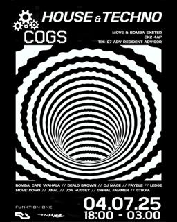 Cogs House And Techno Jam Til 3Am