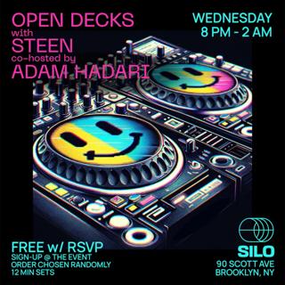 Open Decks With Steen And Adam Hadari