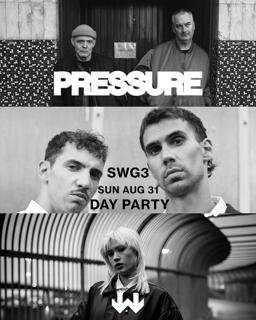 Pressure: Fjaak + Slam + Lazlo (Warehouse & Garden Day Party)