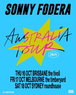 Sonny Fodera - Australia Tour - Melbourne