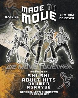Made To Move With Shi Shi And Adult Hits