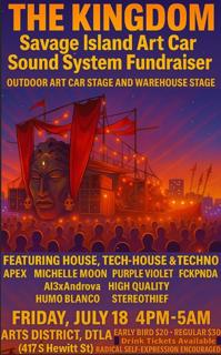 Savage Island Art Car Fundraiser