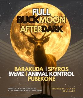Full Buck Moon After Dark