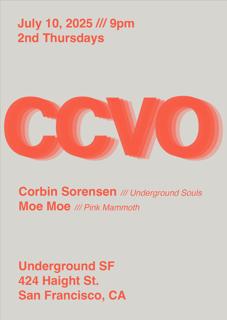 Ccvo Presents Corbin Sorensen And Moe Moe