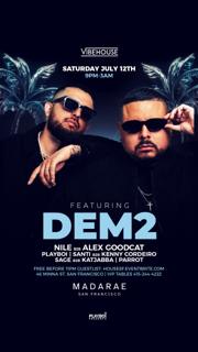 Dem2 [Insomniac] At Madarae Nightclub San Francisco