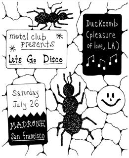 Motel Club Presents Let'S Go Disco W Duckcomb (La, Pleasure Of Love)