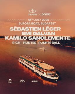 Cruisin Boat Party X Prime Fm With Sébastien Léger / Emi Galvan / Kamilo Sanclemente