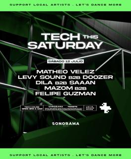 Sonorama Pres / Tech This Saturday